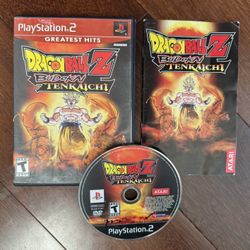 Dragon Ball Z Budokai Tenkaichi Scratch-Less for Sony PlayStation 2 PS2 GAME