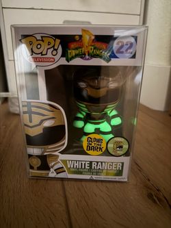 Funko Power Rangers White Ranger SDCC Glow in the Dark