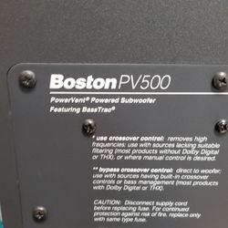 Bose Speakers With Boston Accustic Sub Woofer 