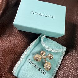 Tiffany & Co. Sterling Silver Globe Cufflinks