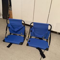 Folding stadium bleacher seats bench chairs