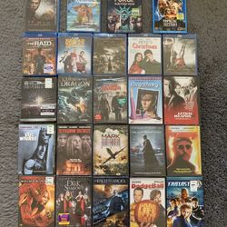 Dvd And Blu-ray Movie Lot 