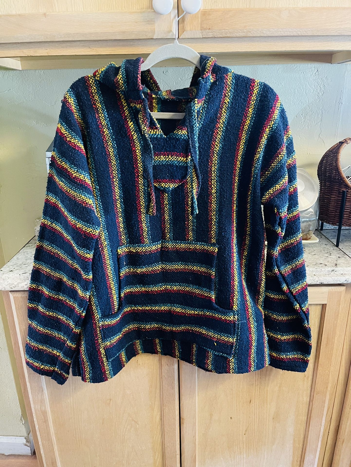 Poncho, Size Medium, $25