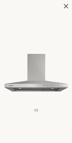 Wolf 36” Cooktop Wall Hood — Stainless Steel Model: VW36S Condition: New Open Box Price Today: $1,199  🔥 Wolf 36” Stainless Steel Wall Hood — New Ope