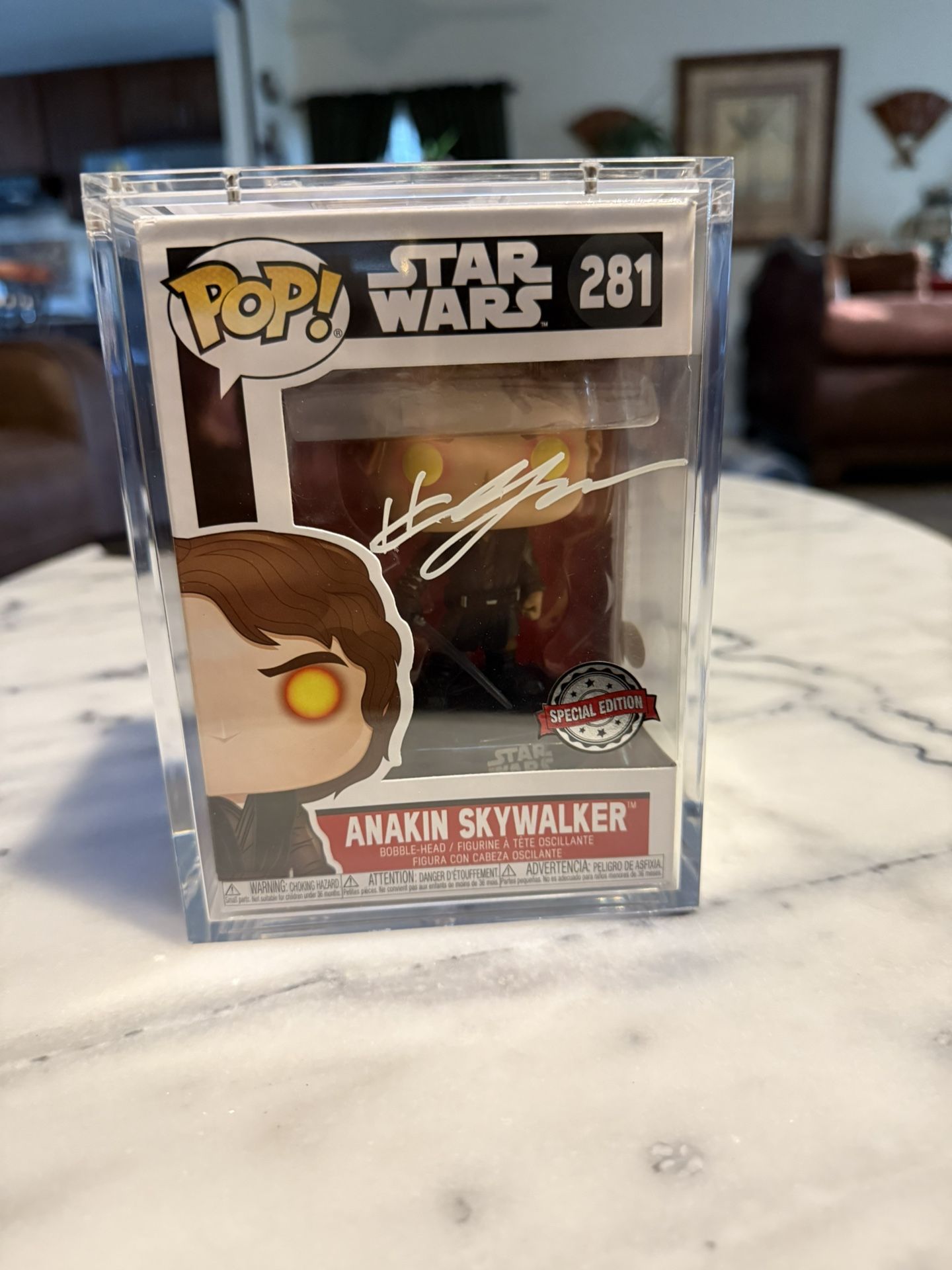 Hayden Christensen Autographed Anakin Skywalker Funko Pop