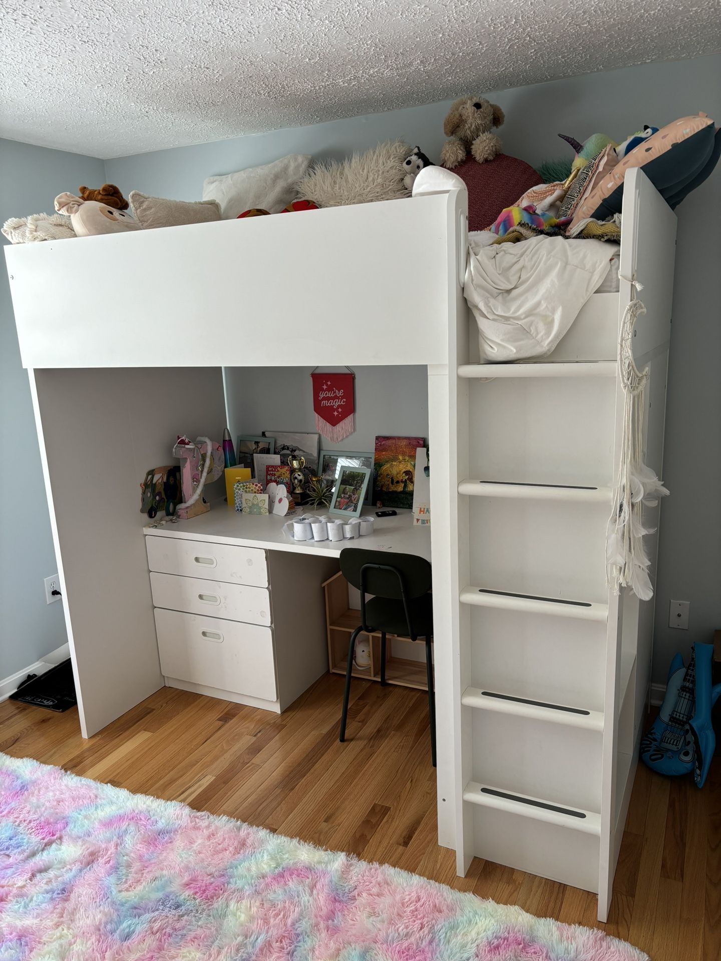 IKEA Loft Bed With Desk