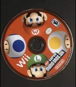 New Super Mario Bros (Nintendo Wii, 2009) Disc Only! No Case or Manual