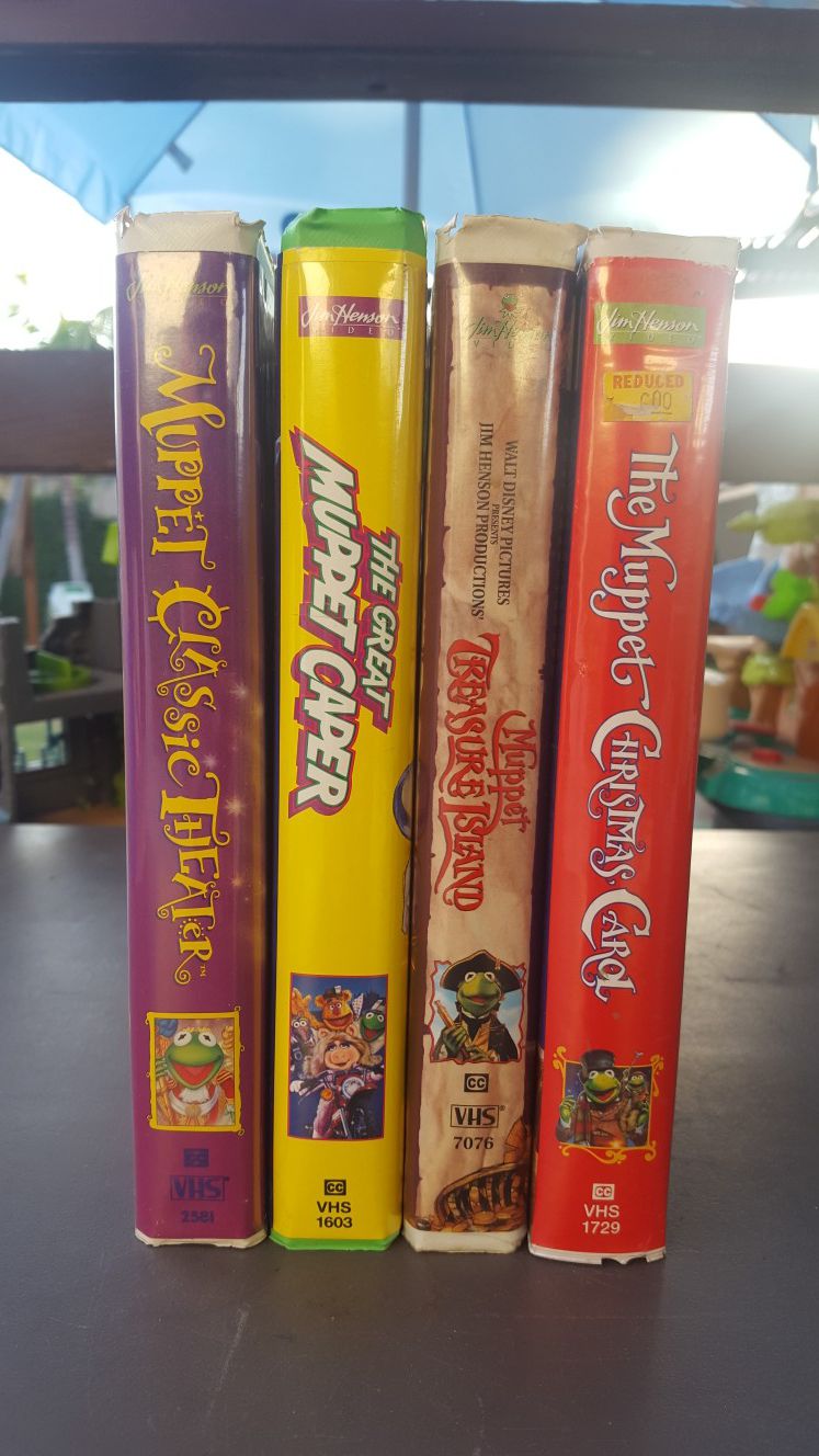 The Muppets VHS movies