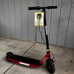 Razor E195 Electric Scooter - Red: Steel Frame, 12.2 mph, 154 Ib Capacity