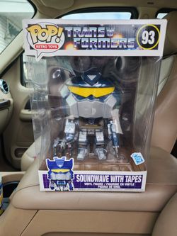 Soundwave Transformers Jumbo Funko Pop