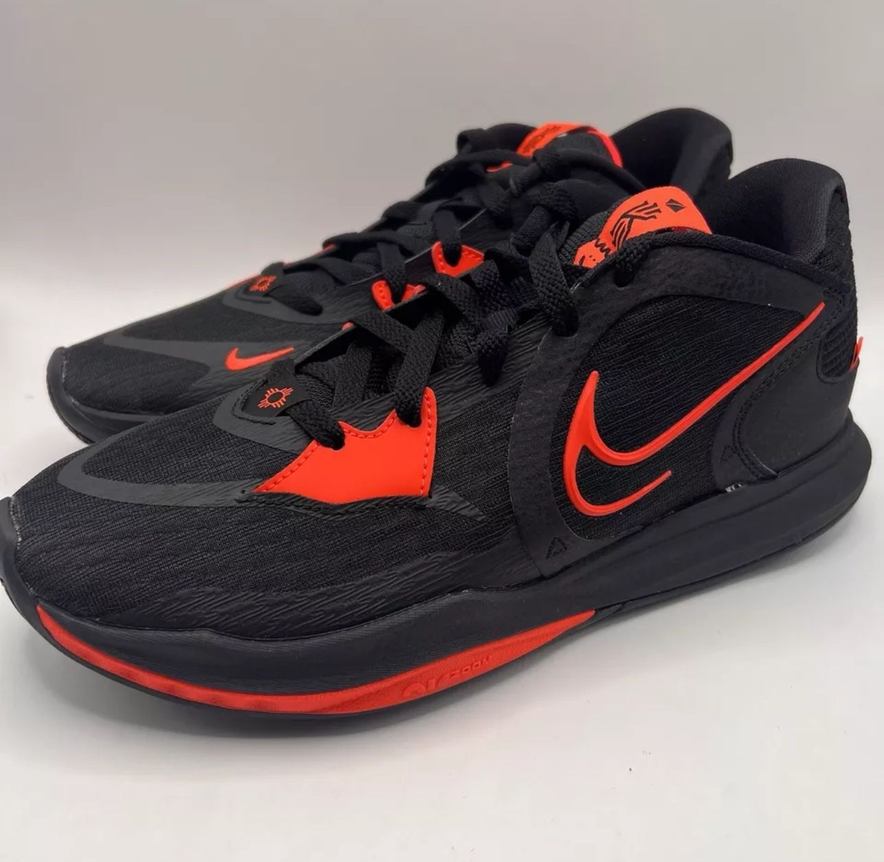 Nike Kyrie Low 5 Bred Men's Shoes Bright Crimson Black DJ6012 004 Size 8 NEW