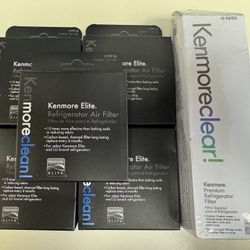 Kenmore Elite Refrigerator Water  & Air Filters