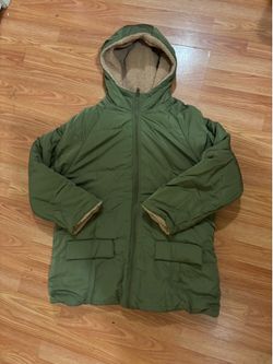 Tankaneo Womens Reversible Puffer Jackets Sherpa Lined Fleece Winter Coats