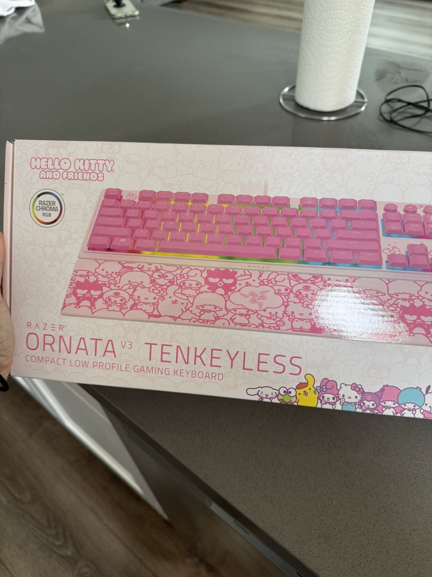 Razer Ornata V3 Tenkeyless - Hello Kitty and Friends Edition