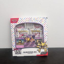 Pokemon 151 Alakazam Ex Box