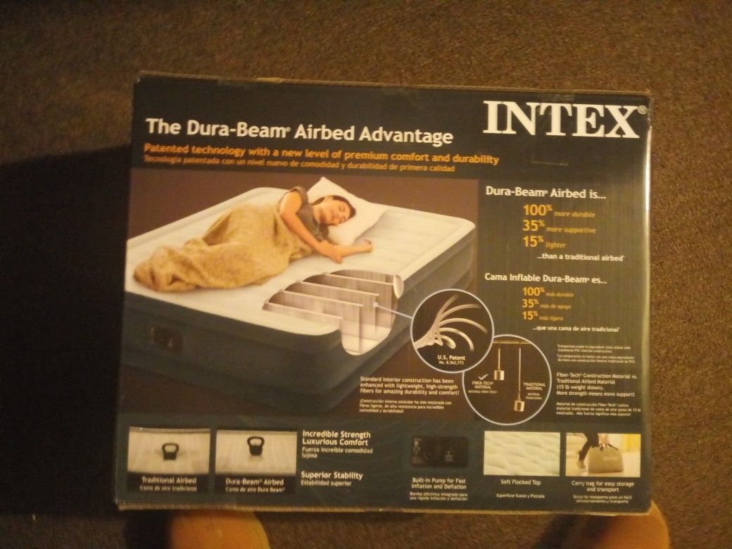 Brand new intex air mattress