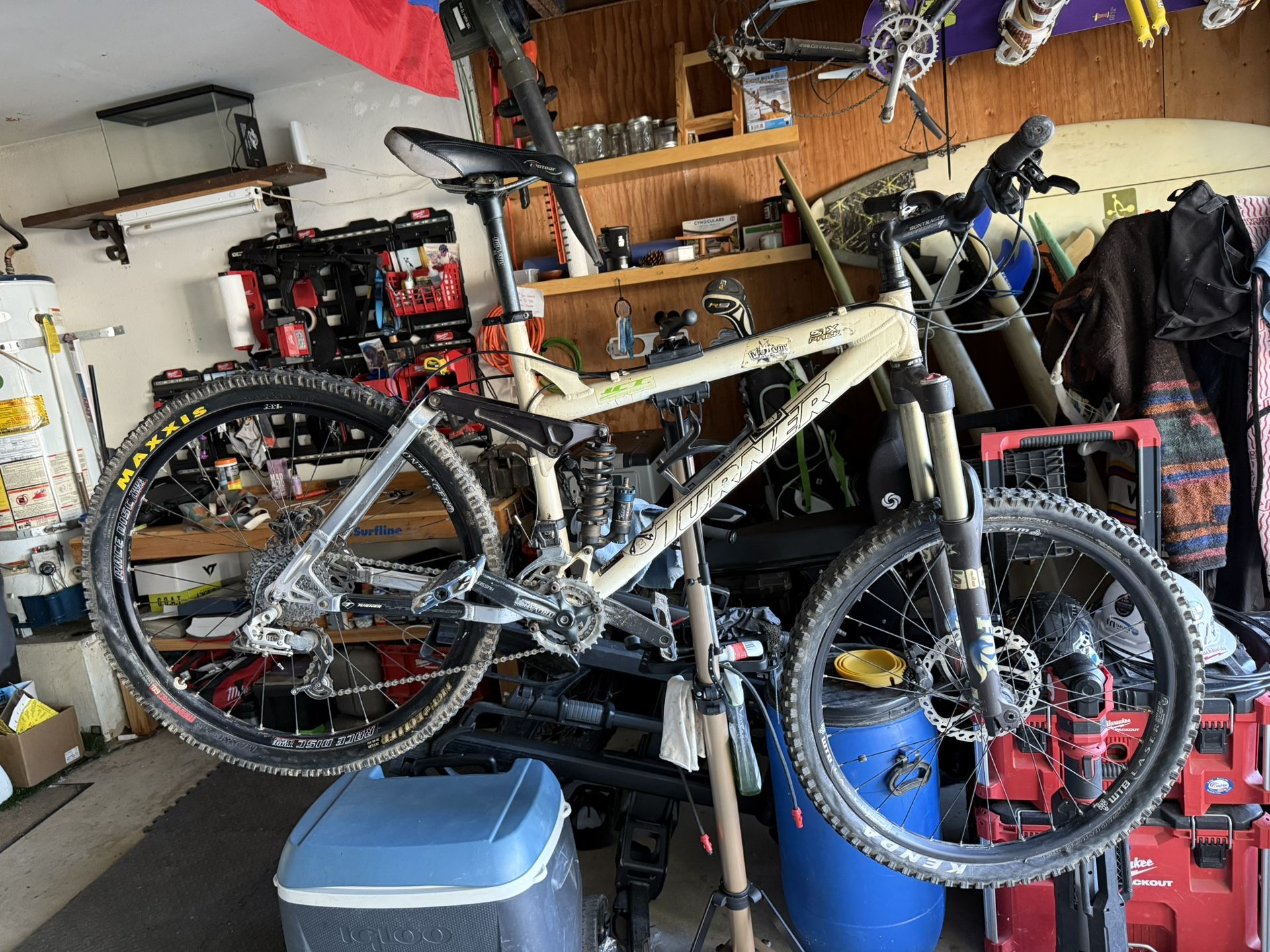Turner Six Pack Medium enduro mountain bike for sale