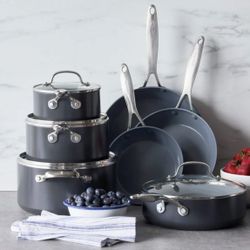 GreenPan ceramic non-stick cookware set 11piece