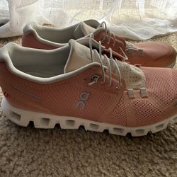 Pink On cloud shoes