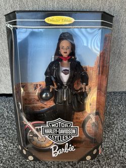 Harley-Davidson Barbie with Black Leather Jacket