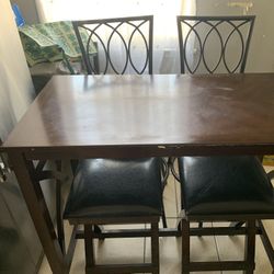 Table and Stools
