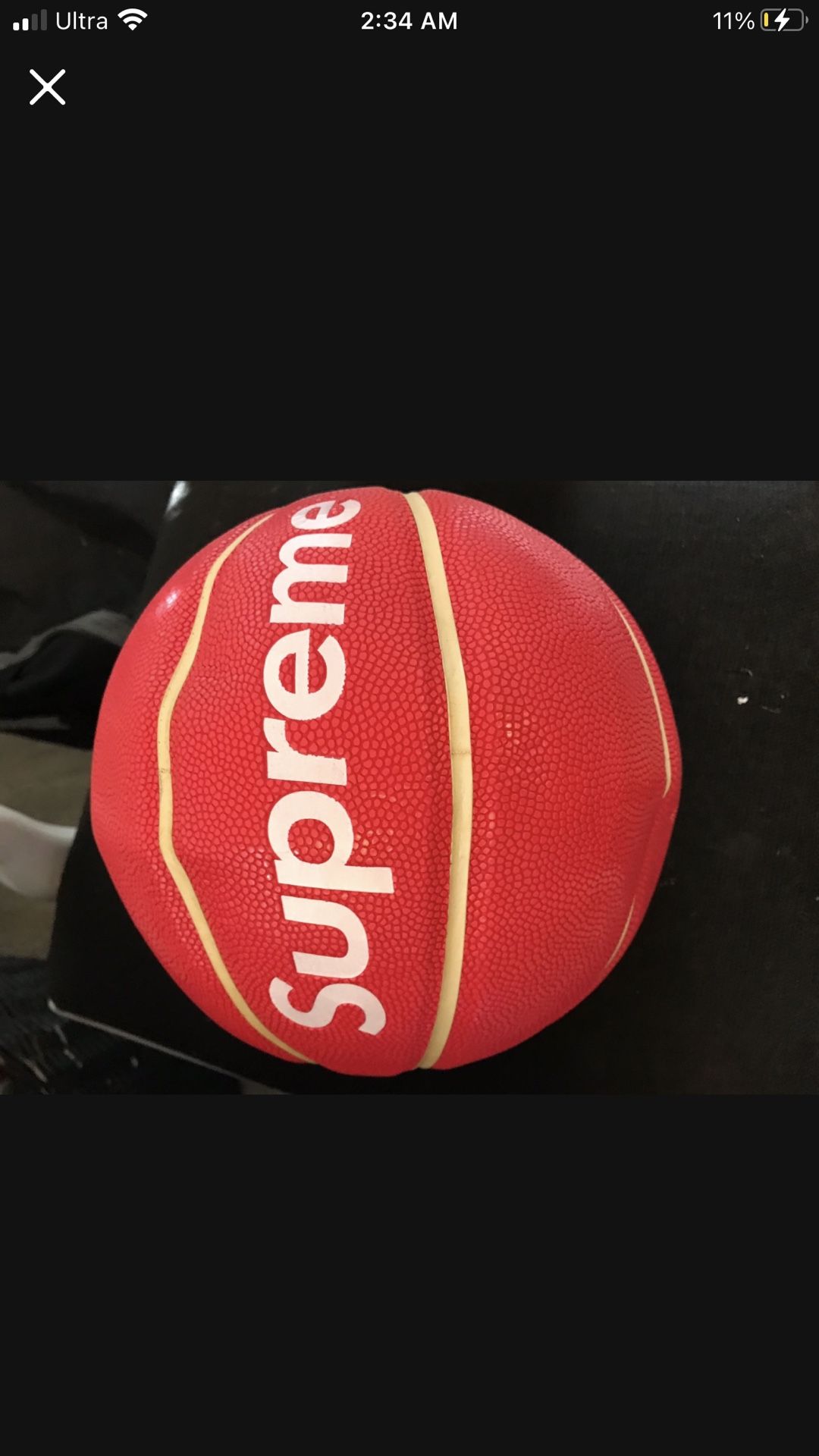 Ultra Rare Supreme Basketball