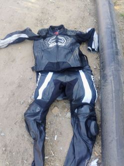 Motocross leather suit
