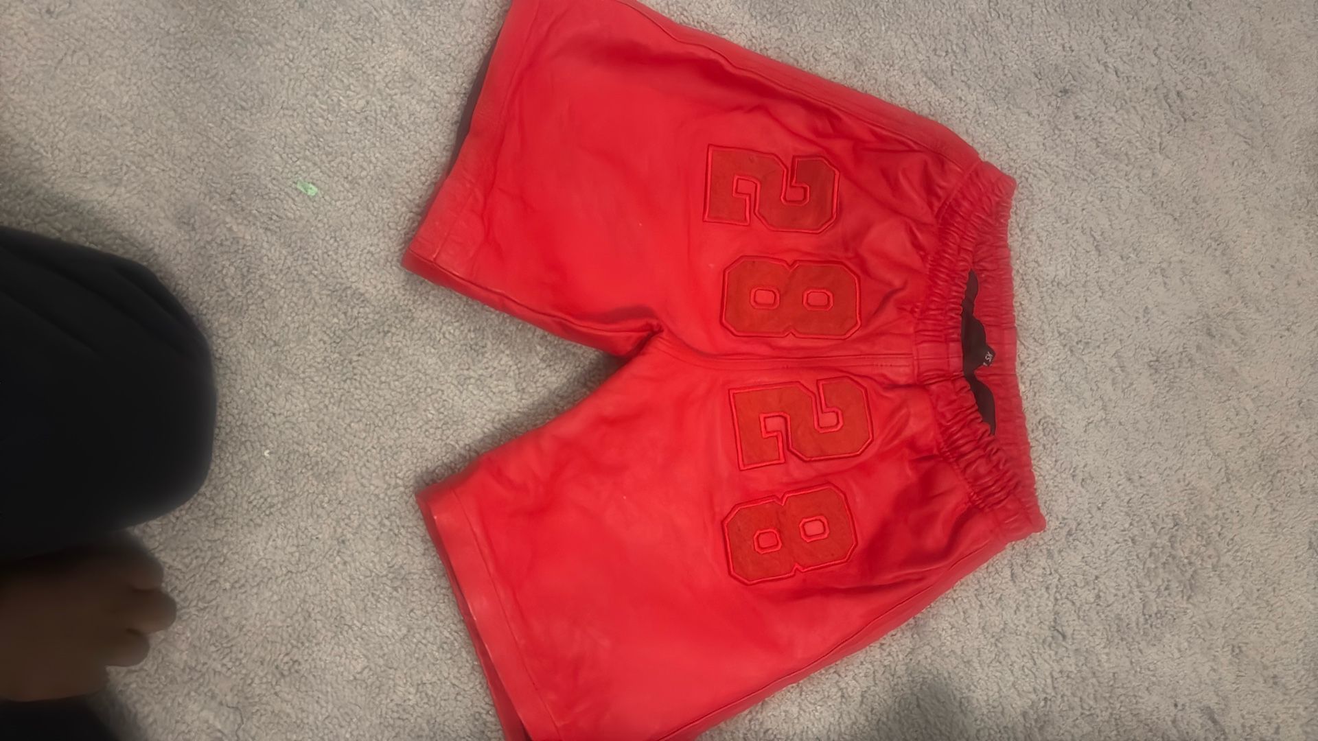 2828 Leather Shorts And Jacket 