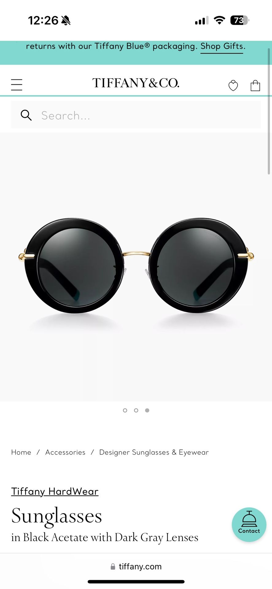 Tiffany’s Sunglasses
