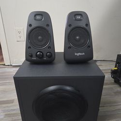 Logitech Z625 THX Speaker System With Subwoofer And Optical Input