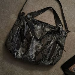 Big Faux Leather Tote