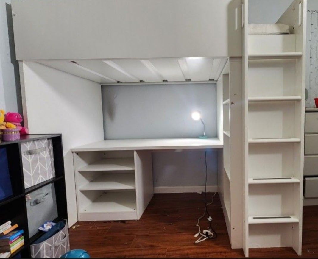 Twin Bed / Desk Combo