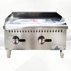 NSF 24 ins Thermostat griddle Medium NG HERG-24T
