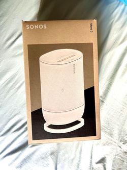 Sonos Move-2 (White) Portable Bluetooth Speaker Brand New Sealed Includes Warranty