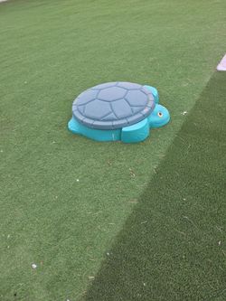 Turtle Sandbox with Lid