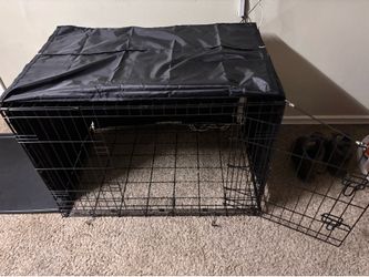 Large crate & cover OBO