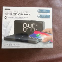 Wireless charger Alarm Clock