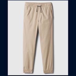 Boys Khaki Joggers-Large 10