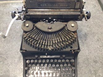 Vintage Remington Rand Noiseless Model 10 Desktop Typewriter - Antique Decor / Restore