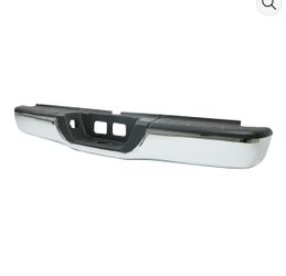 Chrome Rear Step Bumper  2000-2006 Toyota Tundra Complete Assembly Steel
