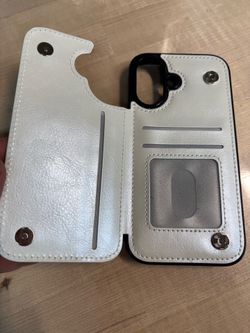 New iPhone 16e wallet phone case with finger ring