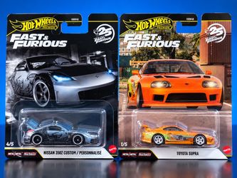 🔥 Hot Wheels Premium Fast & Furious – Nissan 350Z & Toyota Supra
