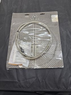 Yamaha Bolt Extended Braided Stainless Clutch Cable (+3")