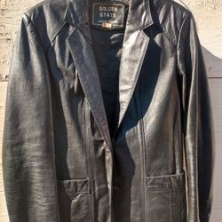 Women Black Leather Jacket 