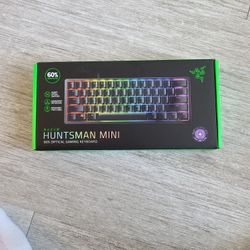 Razer Huntsman Mini 60% Gaming Keyboard - Fastest Keyboard Switches Ever, Optical Clicky Switches - RGB Chroma Lighting - PBT Keys - Built-in Memory -