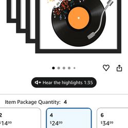 upsimples 12.5x12.5 Record Frame