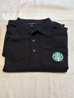 Starbucks Black Polo Shirt - XL - New