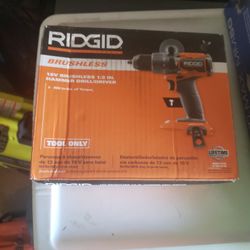 RIDGID BRUSHLESS 1/2 " HAMMER DRILL/ DRIVER 