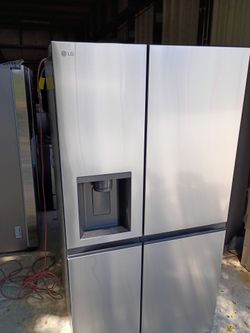 LG refrigerator stainless steel for low price working well like New
