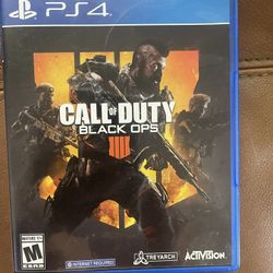 Call Of Duty Black Ops Ps4 Game